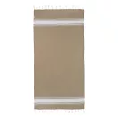 Prosop de plaja, Everestus, 2601E14851, 900x1800 mm, Bumbac, Poliester, Natur