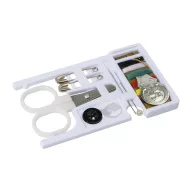   Trusa compacta de cusut pentru calatorie, Everestus, 2601E15120, 90x55x7 mm, Polistiren, Poliester, Alb