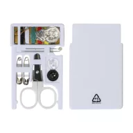   Trusa compacta de cusut pentru calatorie, Everestus, 2601E15120, 90x55x7 mm, Polistiren, Poliester, Alb