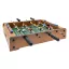 Joc mini fotbal, Everestus, 2601E14966, 510x310x96 mm, Lemn, Natur