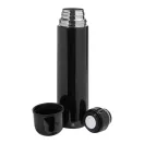 Sticla termos 1000 ml, Everestus, 2601E15228, Ø80x315 mm, Otel, Negru
