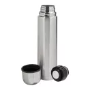 Sticla termos 1000 ml, Everestus, 2601E15229, Ø80x315 mm, Otel, Argintiu