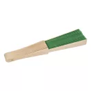 Evantai de mana, Everestus, 2601E15309, 420x220 mm, Poliester, Lemn, Verde