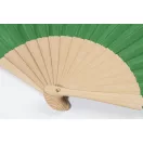 Evantai de mana, Everestus, 2601E15309, 420x220 mm, Poliester, Lemn, Verde