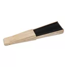Evantai de mana, Everestus, 2601E15307, 420x220 mm, Poliester, Lemn, Negru