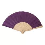  Evantai de mana, Everestus, 2601E15311, 420x220 mm, Poliester, Lemn, Violet