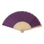 Evantai de mana, Everestus, 2601E15311, 420x220 mm, Poliester, Lemn, Violet