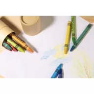   Set 20 creioane colorate, Everestus, 2601E15359, Ø45x101 mm, Hartie, Natur