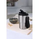 Cana termos 350 ml, Everestus, 2601E14805, Ø87x142 mm, Otel, Polipropilena, Argintiu