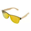 Ochelari de soare, UV400, Everestus, 2601E14827, Bambus, Rosu