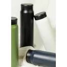 Sticla termos, Everestus, 2610E19309, 600 ml, Ø71x235 mm, Otel inoxidabil, Polipropilena, Alb