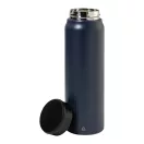 Sticla termos, Everestus, 2610E19306, 600 ml, Ø71x235 mm, Otel inoxidabil, Polipropilena, Albastru Dark