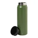 Sticla termos, Everestus, 2610E19307, 600 ml, Ø71x235 mm, Otel inoxidabil, Polipropilena, Verde