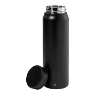   Sticla termos, Everestus, 2610E19305, 600 ml, Ø71x235 mm, Otel inoxidabil, Polipropilena, Negru