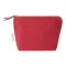 Geanta cosmetice cu fermoar, Everestus, 2610E19112, 210x155x55 mm, Bumbac, Poliester, Rosu