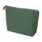Geanta cosmetice cu fermoar, Everestus, 2610E19111, 210x155x55 mm, Bumbac, Poliester, Verde