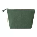 Geanta cosmetice cu fermoar, Everestus, 2610E19111, 210x155x55 mm, Bumbac, Poliester, Verde