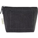 Geanta cosmetice, Everestus, 2601E14897, 210x155x55 mm, Bumbac, Poliester, Negru