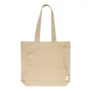 Sacosa de cumparaturi, Everestus, 2601E15059, 380x420x100 mm, Bumbac, Poliester, Natur
