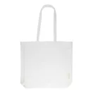 Sacosa de cumparaturi, Everestus, 2601E15061, 380x420x100 mm, Bumbac, Poliester, Alb