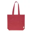 Sacosa de cumparaturi, Everestus, 2601E15060, 380x420x100 mm, Bumbac, Poliester, Rosu