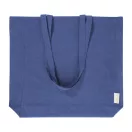 Sacosa de cumparaturi, Everestus, 2601E15056, 380x420x100 mm, Bumbac, Poliester, Albastru