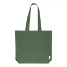 Sacosa de cumparaturi, Everestus, 2601E15058, 380x420x100 mm, Bumbac, Poliester, Verde