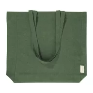   Sacosa de cumparaturi, Everestus, 2601E15058, 380x420x100 mm, Bumbac, Poliester, Verde