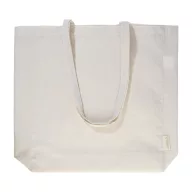   Sacosa de cumparaturi, Everestus, 2601E15062, 380x420x100 mm, Bumbac, Poliester, Natur