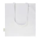 Sacosa de cumparaturi, Everestus, 2601E15353, 380x420 mm, Bumbac, Poliester, Alb