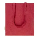 Sacosa de cumparaturi, Everestus, 2601E15352, 380x420 mm, Bumbac, Poliester, Rosu