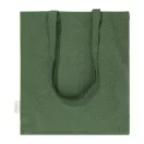 Sacosa de cumparaturi, Everestus, 2601E15350, 380x420 mm, Bumbac, Poliester, Verde