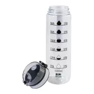   Sticla de apa 1000 ml, Everestus, 2601E15302, Ø72x280 mm, Polietilena, Alb frosted