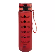   Sticla de apa 1000 ml, Everestus, 2601E15304, Ø72x280 mm, Polietilena, Rosu