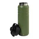 Sticla termos, Everestus, 2610E19239, 600 ml, Cu maner, Ø76x255 mm, Otel inoxidabil, Polipropilena, Verde