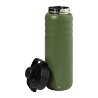   Sticla termos, Everestus, 2610E19239, 600 ml, Cu maner, Ø76x255 mm, Otel inoxidabil, Polipropilena, Verde