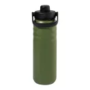 Sticla termos, Everestus, 2610E19239, 600 ml, Cu maner, Ø76x255 mm, Otel inoxidabil, Polipropilena, Verde
