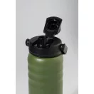 Sticla termos, Everestus, 2610E19239, 600 ml, Cu maner, Ø76x255 mm, Otel inoxidabil, Polipropilena, Verde