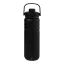 Sticla termos, Everestus, 2610E19237, 600 ml, Cu maner, Ø76x255 mm, Otel inoxidabil, Polipropilena, Negru