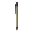 Agenda cu pix inclus, Everestus, 2601E14824, A6, Dictando, coperta cu spirala, 126x176x10 mm, Hartie, Polipropilena, Natur