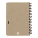 Agenda cu pix inclus, Everestus, 2601E14824, A6, Dictando, coperta cu spirala, 126x176x10 mm, Hartie, Polipropilena, Natur