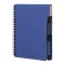 Agenda cu pix inclus, Everestus, 2601E14822, A6, Dictando, coperta cu spirala, 126x176x10 mm, Hartie, Polipropilena, Albastru