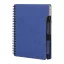 Agenda cu pix inclus, Everestus, 2601E14822, A6, Dictando, coperta cu spirala, 126x176x10 mm, Hartie, Polipropilena, Albastru