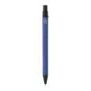 Agenda cu pix inclus, Everestus, 2601E14822, A6, Dictando, coperta cu spirala, 126x176x10 mm, Hartie, Polipropilena, Albastru