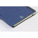 Agenda cu pix inclus, Everestus, 2601E14822, A6, Dictando, coperta cu spirala, 126x176x10 mm, Hartie, Polipropilena, Albastru