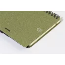 Agenda cu pix inclus, Everestus, 2601E14823, A6, Dictando, coperta cu spirala, 126x176x10 mm, Hartie, Polipropilena, Verde