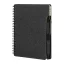 Agenda cu pix inclus, Everestus, 2601E14821, A6, Dictando, coperta cu spirala, 126x176x10 mm, Hartie, Polipropilena, Negru