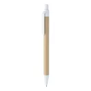 Agenda cu pix inclus, Everestus, 2601E15126, C6, Dictando, coperta standard, 115x175x12 mm, Poliuretan, Hartie, Alb
