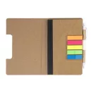 Agenda cu pix inclus, Everestus, 2601E15126, C6, Dictando, coperta standard, 115x175x12 mm, Poliuretan, Hartie, Alb