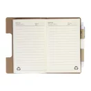 Agenda cu pix inclus, Everestus, 2601E15126, C6, Dictando, coperta standard, 115x175x12 mm, Poliuretan, Hartie, Alb